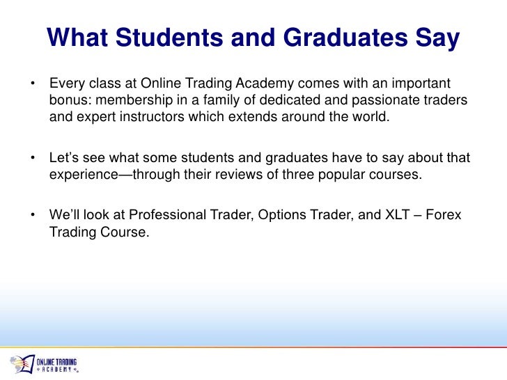 Onli!   ne Trading Academy Reviews From Students - 